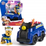 Pat’ Patrouille voiture de police festive avec figurine Chase