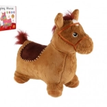 Hippity en peluche cheval avec sons, hauteur de selle 23 cm