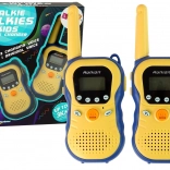 talkies-walkies pour enfants avec changement de voix, jaunes (lot de 2)