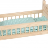 Petit lit en bois pour poupées