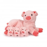 Jouet en peluche Cochonnets avec Maman
