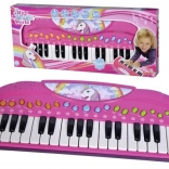 Piano pour enfants rose Unicorn 32 touches