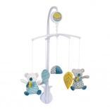 DOUDOU mobile musical pour lit bébé avec koalas