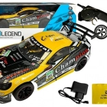 Voiture de sport télécommandée 2,4 GHz – jaune