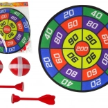 Jeu d'adresse Dart avec cible et balles à velcro