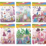 Autocollants à motifs féminins – assortiment de variantes