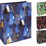 Sac cadeau M motifs de Noël