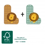 small foot Lettre en bois L pour enfants