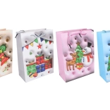 Sac cadeau de Noël M 26 × 32 × 10 cm