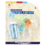 Pistolet à bulles avec lumière