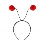Serre-tête Coccinelle pour enfants avec antennes