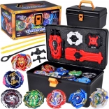 Grand ensemble avec lanceur et huit disques