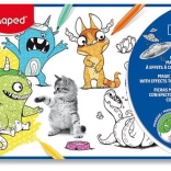 Coloriages magiques roses MAPED A4, 15 feuilles