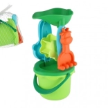 Set en plastique pour le sable avec seau et moulin pour enfants