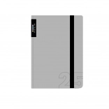 Agenda A6 hebdomadaire 2025 gris PASTELINI