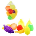 Fruits en plastique pour cuisine enfant – 9 pièces en filet