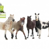 Figurines de chevaux en plastique 15 cm - 1 pièce
