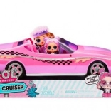L.O.L. Surprise City Cruiser – cabriolet rose avec poupée Beeps