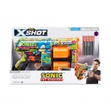 X-Shot Skins Dread Sonic – pistolet à fléchettes en mousse, barillet tambour de 12 coups