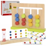 Jeu logique en bois avec minuteur et motifs colorés TOOKY TOY