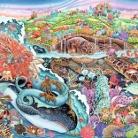 Puzzle Histoires des profondeurs 2000 pièces