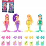 Poupée Sirène avec Accessoires