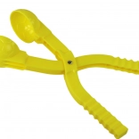Lanceur de boules de neige jaune avec motif de ballon