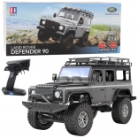 voiture RC tout-terrain LAND ROVER Defender 90 1:14, grise