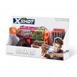 X-Shot Skins Flux blaster en mousse (8 fléchettes) – motif A