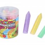 Craies de trottoir triangulaires colorées 20 pcs