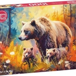 Puzzle CHERRY PAZZI Ensemble dans la nature 1000 pièces