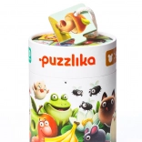 Puzzle éducatifs pour enfants Mon repas – que mangent les animaux (20 pièces)