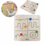 Tableau éducatif en bois Labyrinthe Masterkidz Montessori