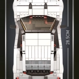 jeu de construction voiture de sport 1034 pièces – blanche