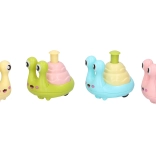 Escargot sur roulettes 7 cm – jouet à tirer