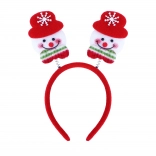 Serre-tête de Noël avec bonhommes de neige