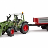 Bruder tracteur Fendt Vario 211 avec chargeur frontal et remorque basculante 1:16
