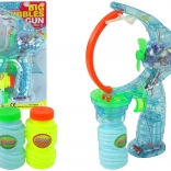 Pistolet à bulles de savon avec lumières et sons 24 cm