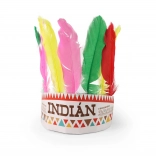 Coiffe indienne avec motif tchèque