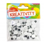 Yeux mobiles 12 mm, 80 pcs