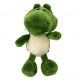 Crocodile en peluche avec ventouse vert 23 × 12 cm