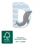 Lettre en bois D small foot