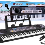 Synthétiseur à clavier pour enfants avec microphone et USB