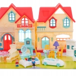 Villa pliable avec figurines, lumières et sons pour enfants 3+