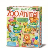 Coffret créatif – moulages en plâtre (zoo)