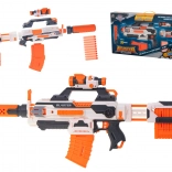 Blaster en mousse modulaire 4‑en‑1 avec accessoires et 30 projectiles
