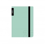 Agenda hebdomadaire A6 2025 Pastelini vert