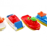 Bateau en plastique coloré pour l'eau