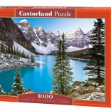 Puzzle 1000 pièces lac dans les Rocheuses CASTORLAND 68 × 47 cm