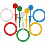 Anneaux à lancer - ensemble en plastique pour enfants